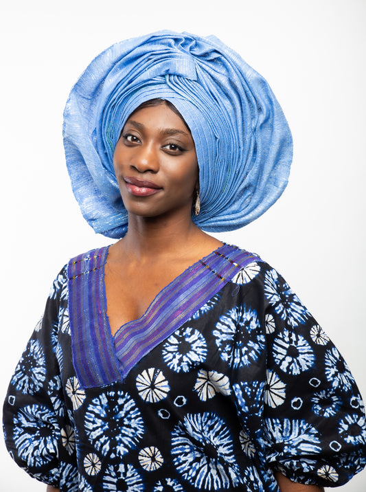 Autogele Aso Oke African Headwrap Gele