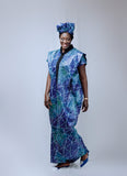 Stylish African Easy-Fit Kaftan Boubou Dress Stylish African Easy-Fit Kaftan Boubou Dress