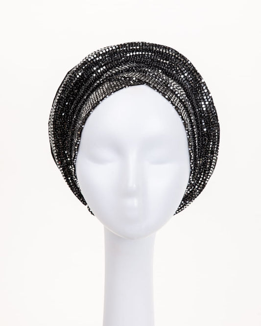 Stretchy Easy-Wear Party Turban Gele