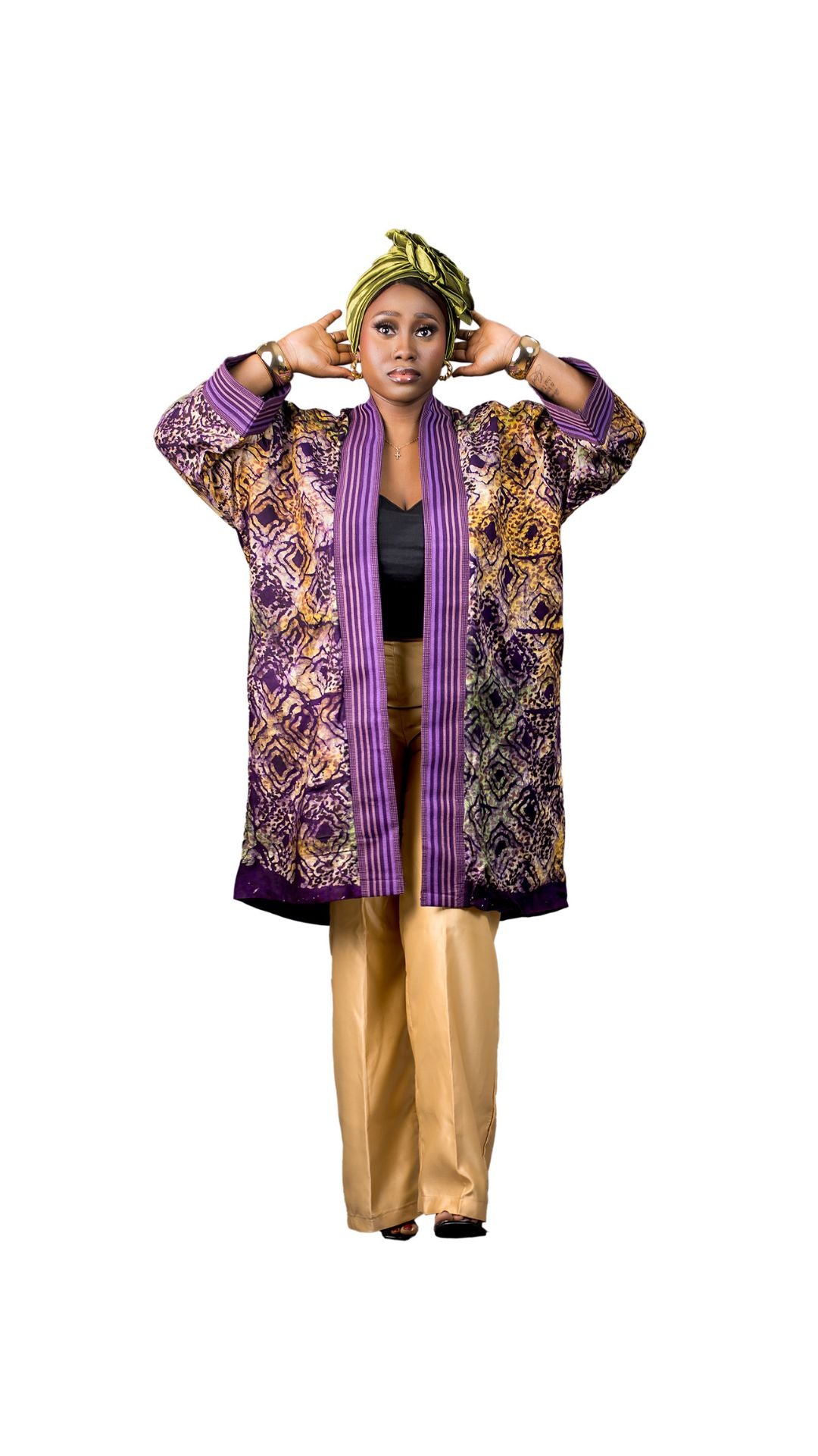 Ewatomi Kimono Jacket - African Print Summer Kimono Jacket
