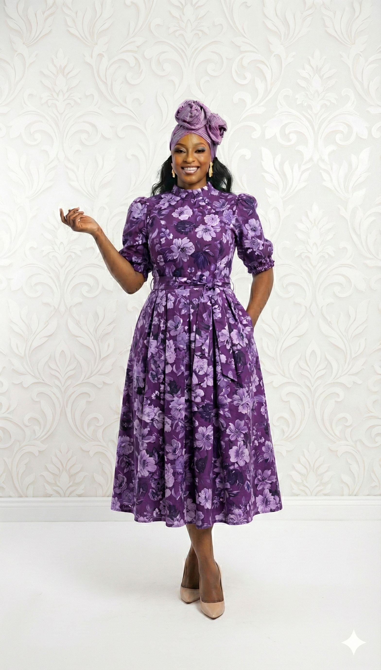 RG Gele Rose Auto Gele