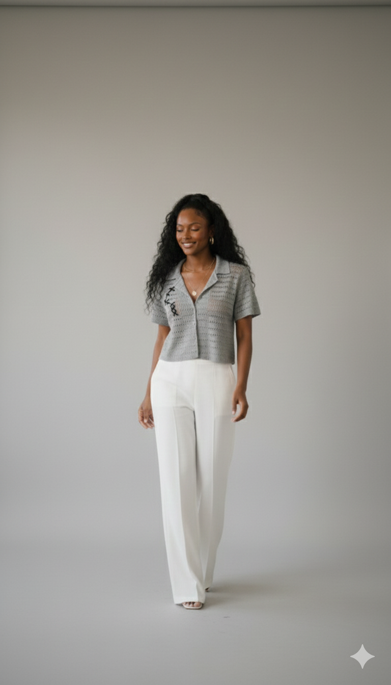 Balo Jawu Crop Shirt Top