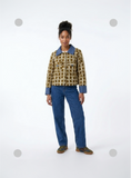 RG Symbol Mix Ankara Denim Jacket Women