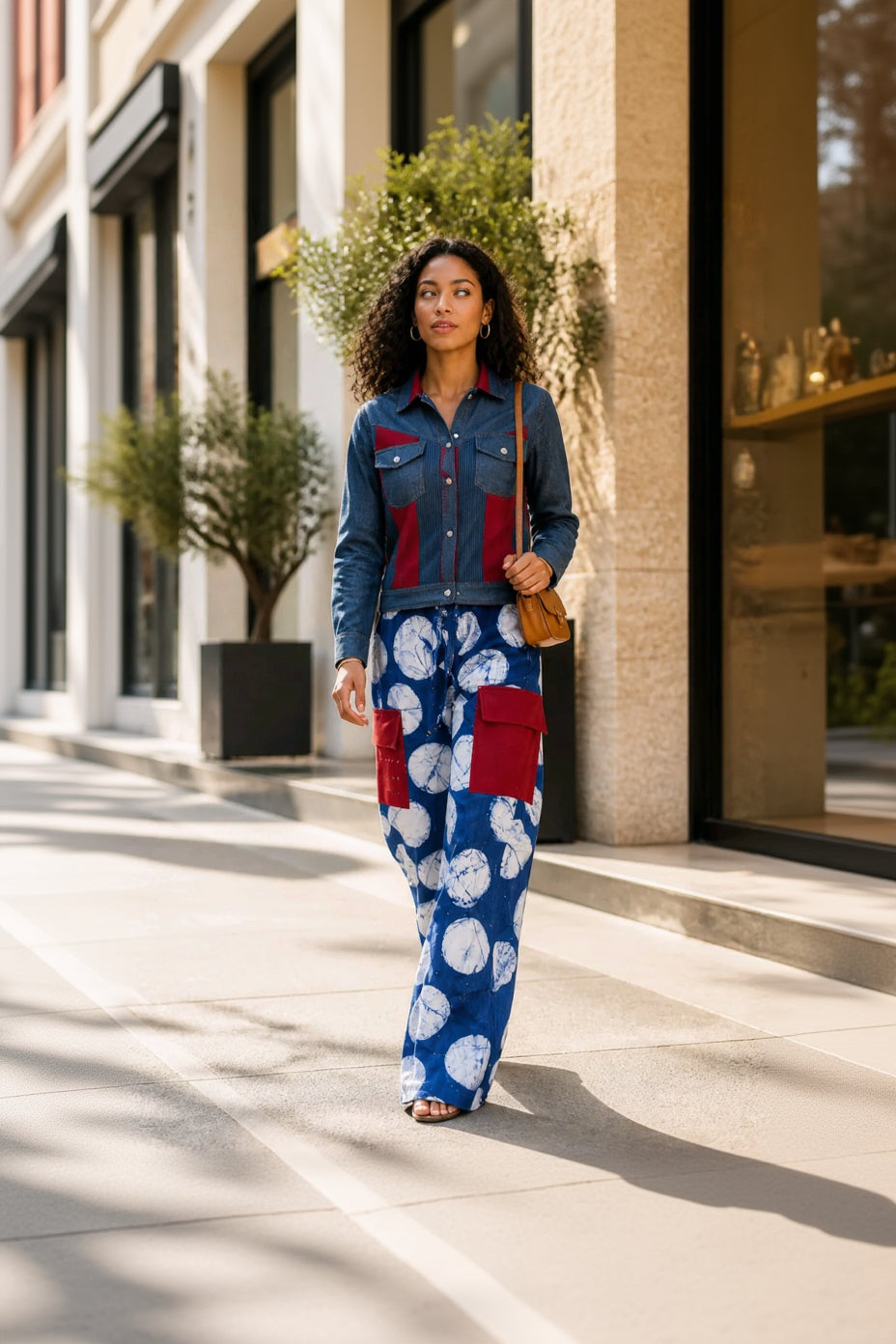 RG 2 Piece Asooke Block Jacket and Trouser Women