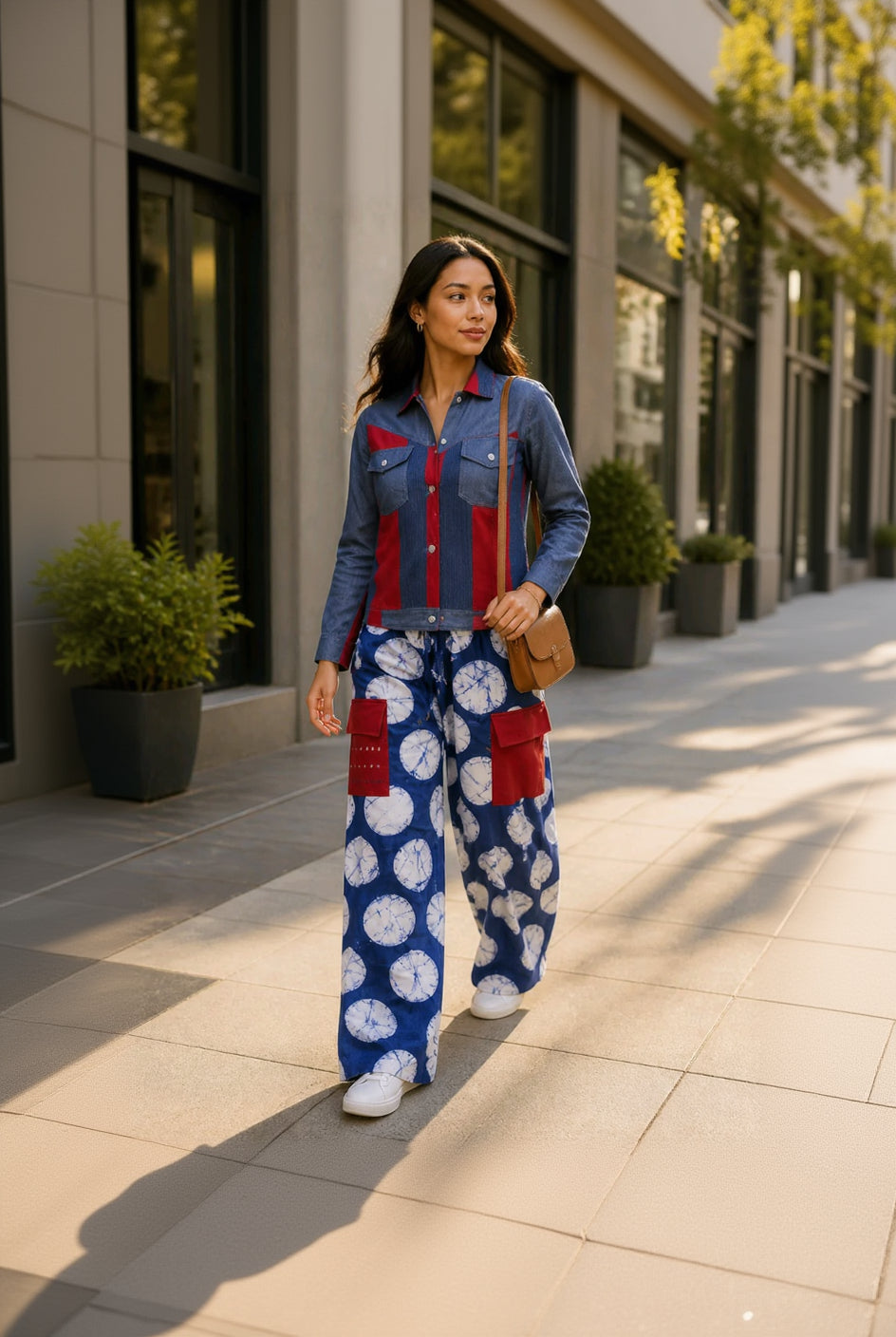 RG 2 Piece Asooke Block Jacket and Trouser Women