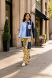 RG 2 Piece Asooke Block Jacket and Trouser Set – Brown Women