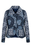 RG Blue Ankara Jacket Women
