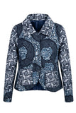 RG Blue Ankara Jacket Women