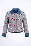 RG Denim Collar Jacket Women