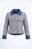 RG Denim Collar Jacket Women