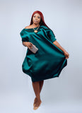 Elegant African Green Boubou Dress