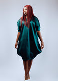 Elegant African Green Boubou Dress