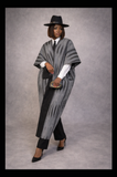 RG Asiko Asooke Dress and Hat – Grey Women’s