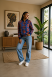 RG African Wavy Bumper Jacket