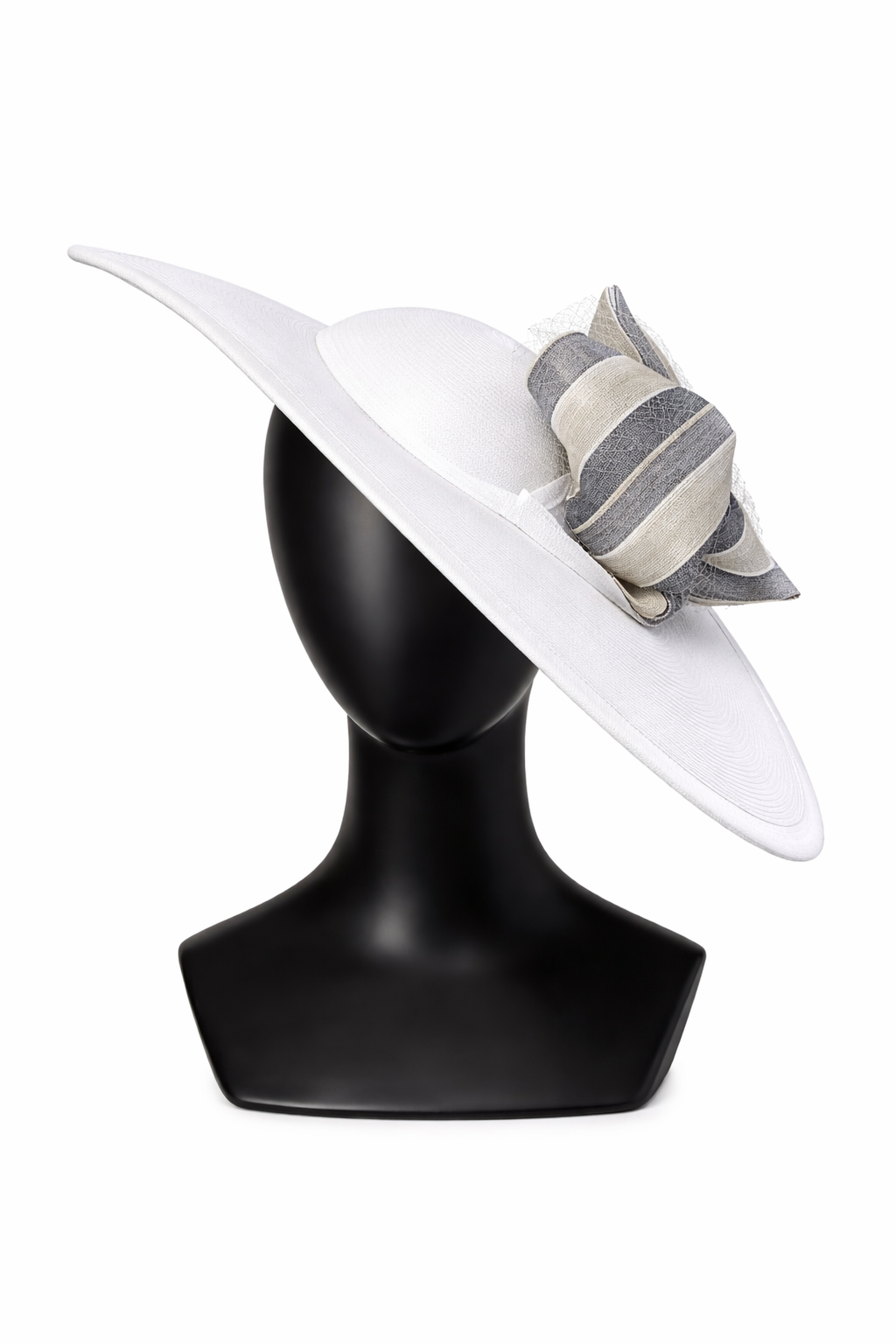 RG Asiko Asooke Dress and Hat – Grey Women’s