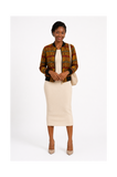 RG Geolines African Print Bumper Jacket