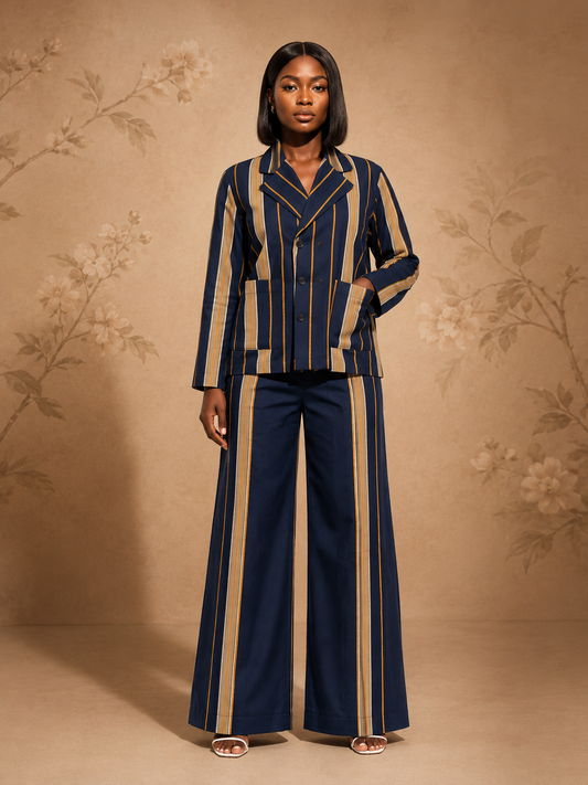 RG Evi Asooke Women Suits 2 Pieces Blazer Pants Mother Of The Bride Outfits