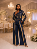 RG Evi Asooke Women Suits 2 Pieces Blazer Pants Mother Of The Bride Outfits