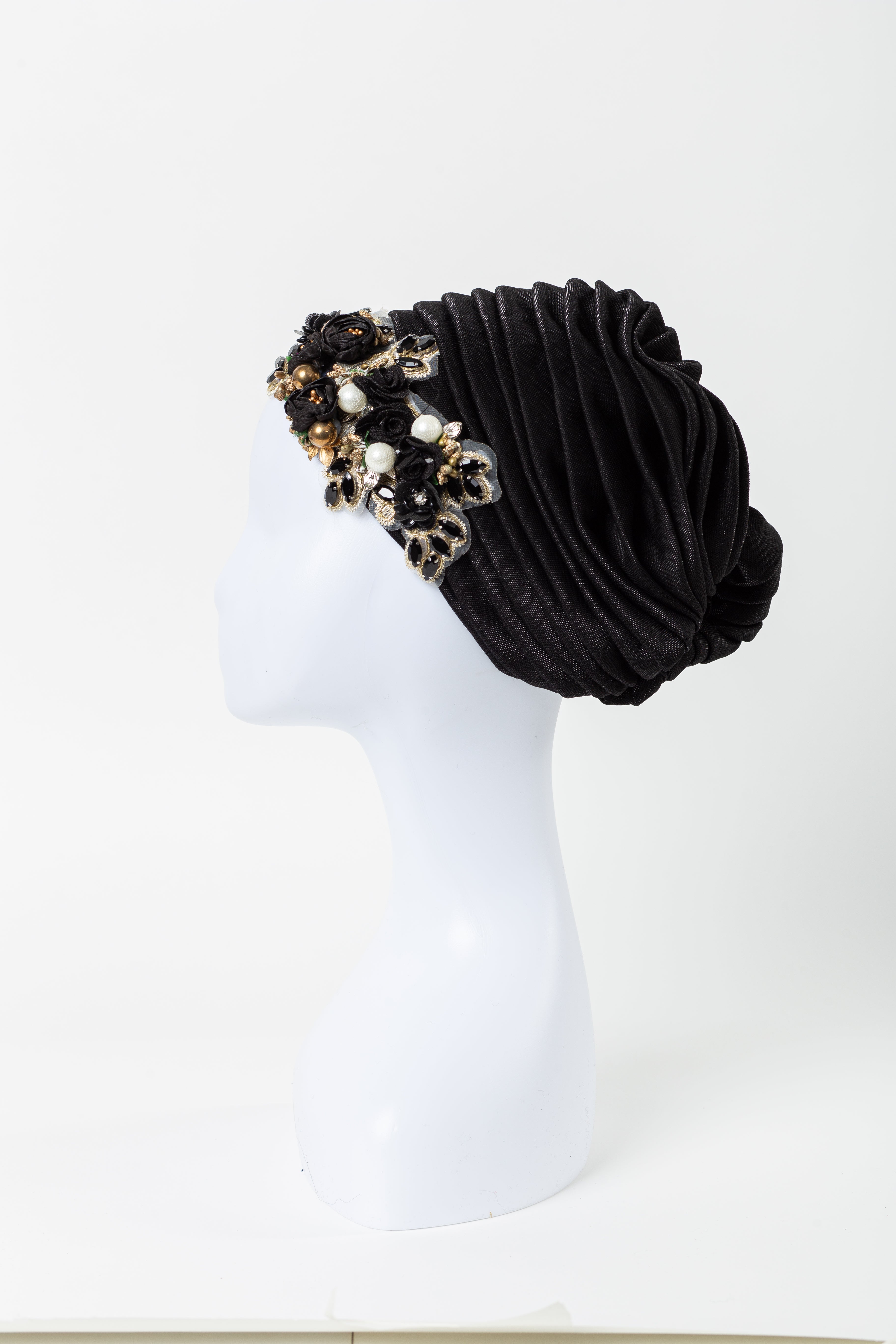 The Aduke Beaded Glitz Turban