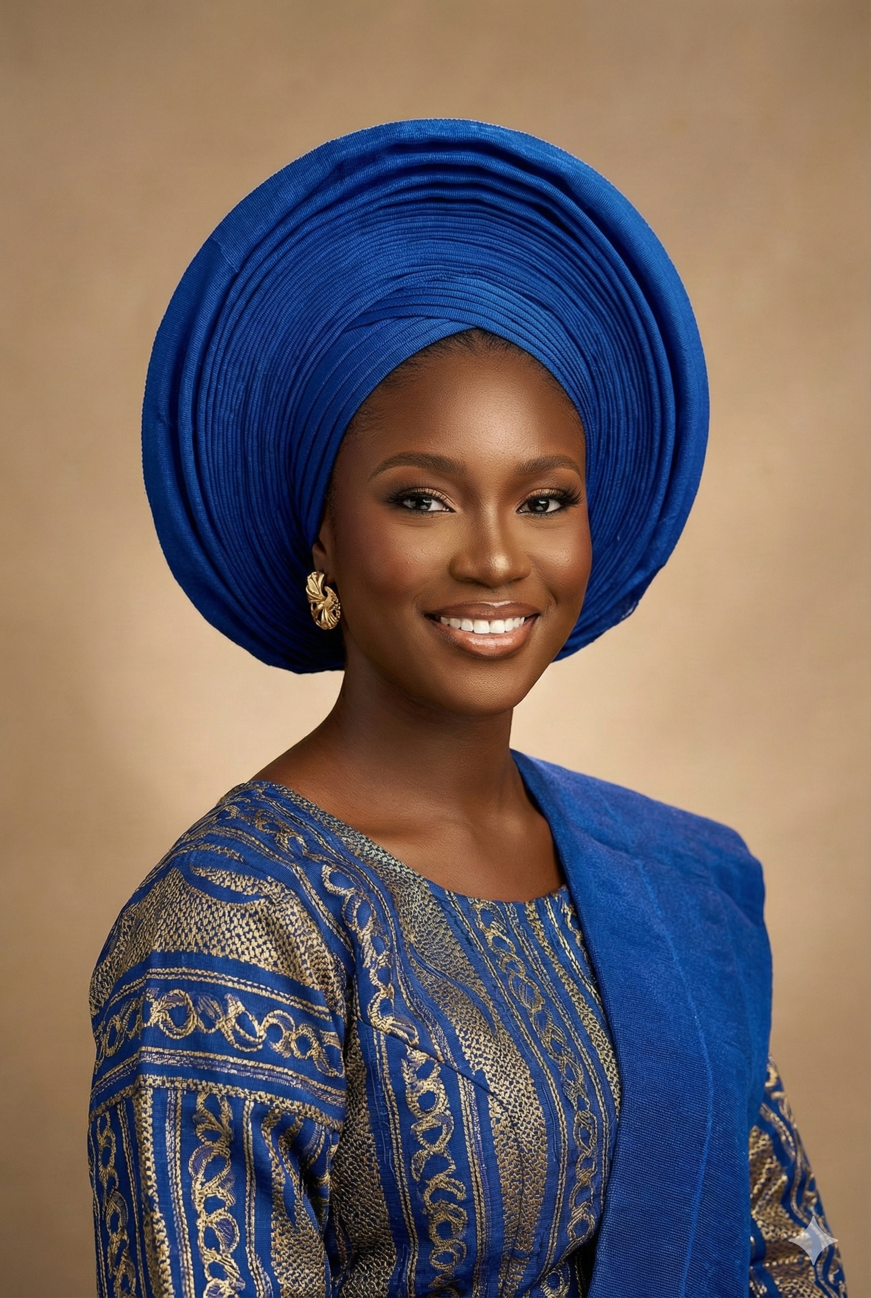 RG Royal Blue Gele