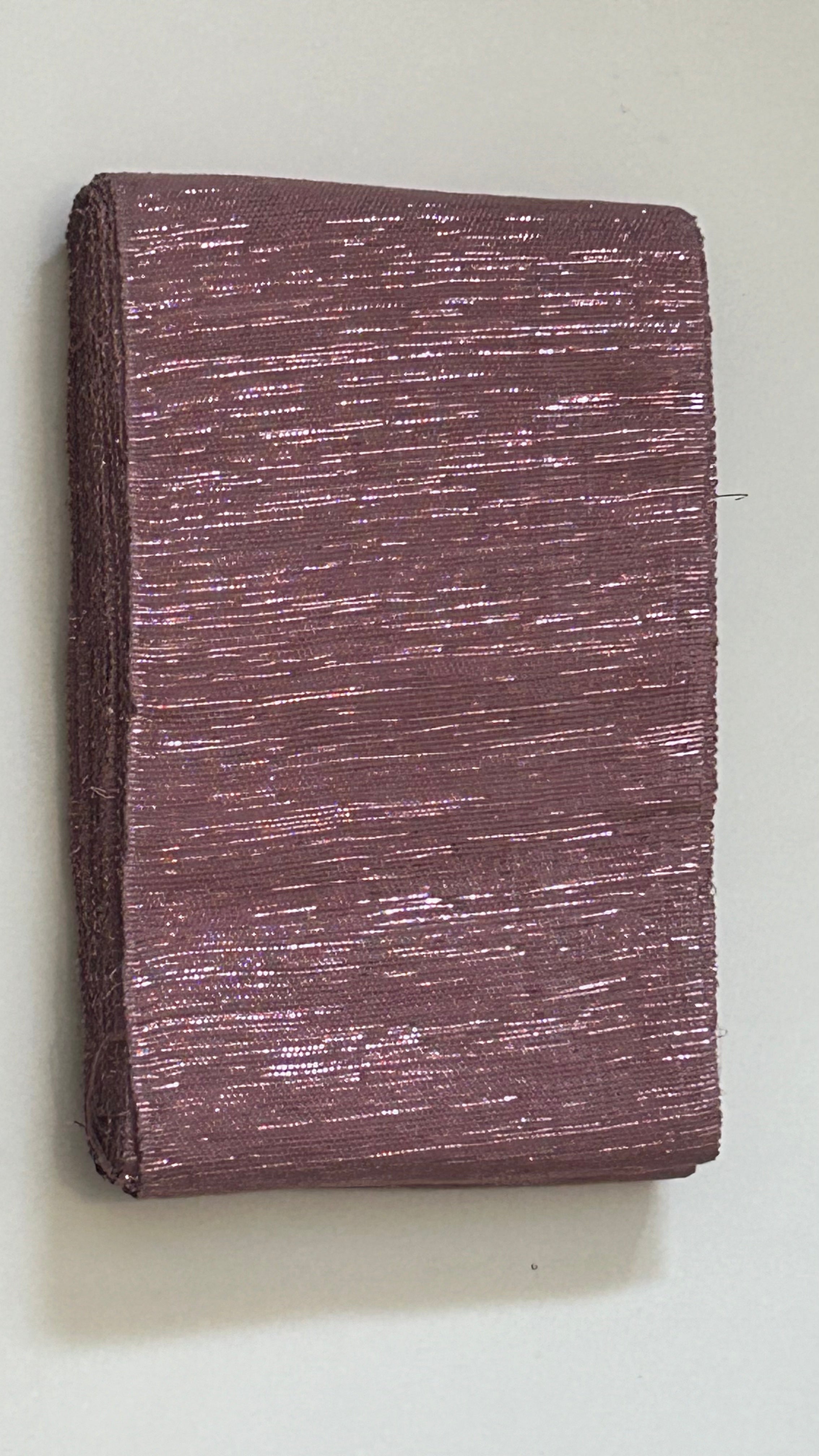 2 Tones Metallic Nigerian Aso Oke Gele & Ipele Set - Yoruba Wedding Headwrap (84 inches)