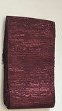 2 Tones Metallic Nigerian Aso Oke Gele & Ipele Set - Yoruba Wedding Headwrap (84 inches)
