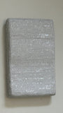 2 Tones Metallic Nigerian Aso Oke Gele & Ipele Set - Yoruba Wedding Headwrap (84 inches)