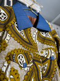 RG Ankara Mixed Denim Jacket Women