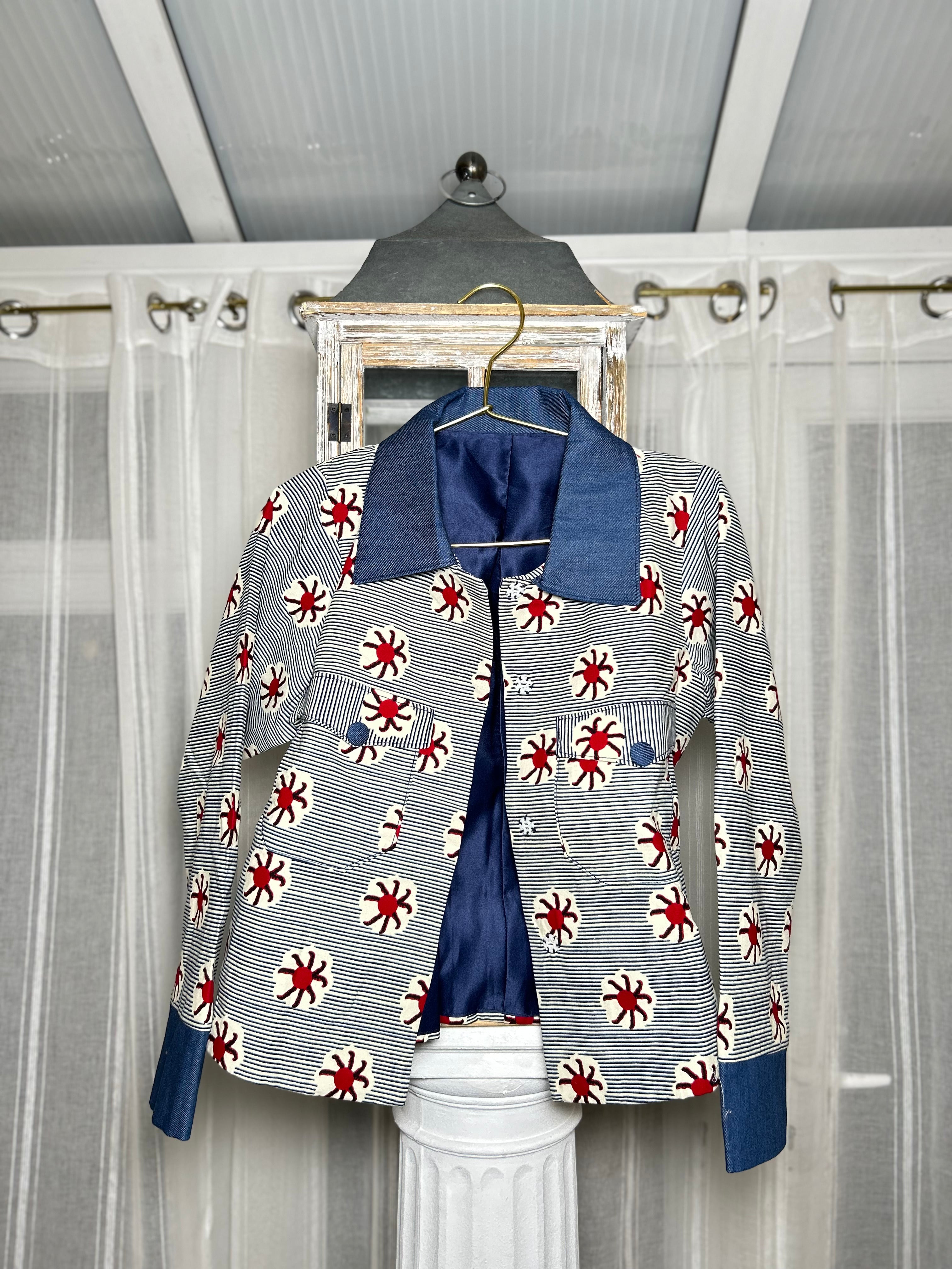 RG Denim Collar Jacket Women