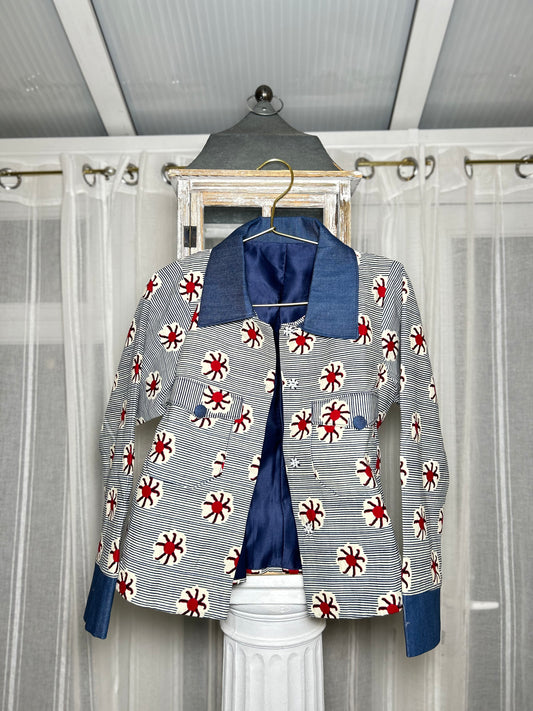 RG Denim Collar Jacket Women