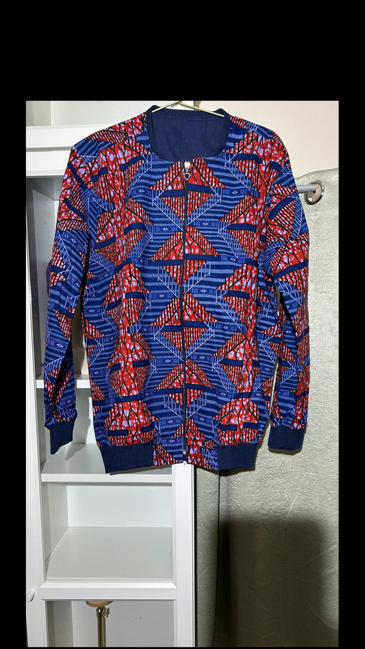 RG African Wavy Bumper Jacket