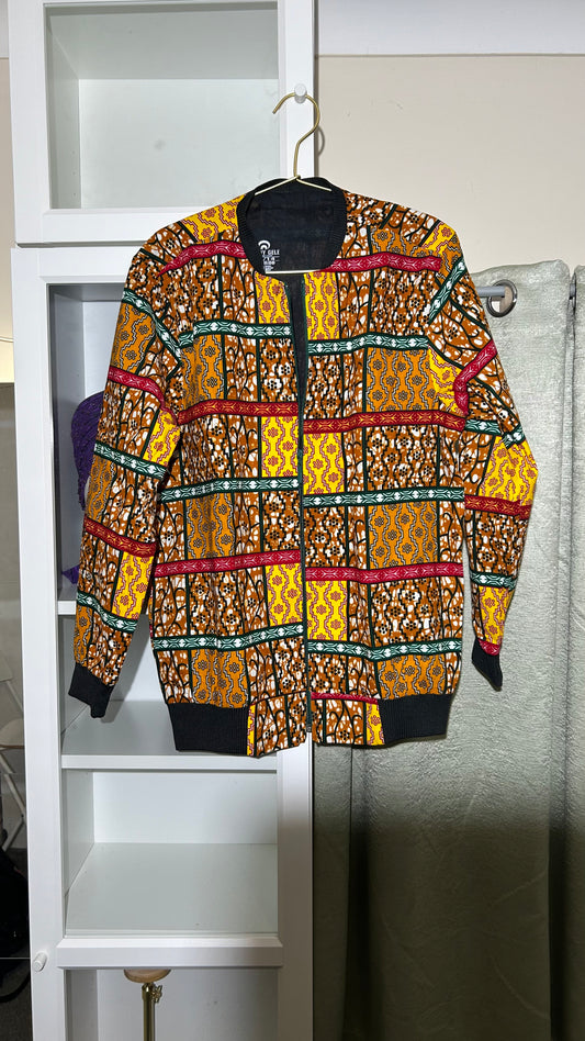 RG Geolines African Print Bumper Jacket