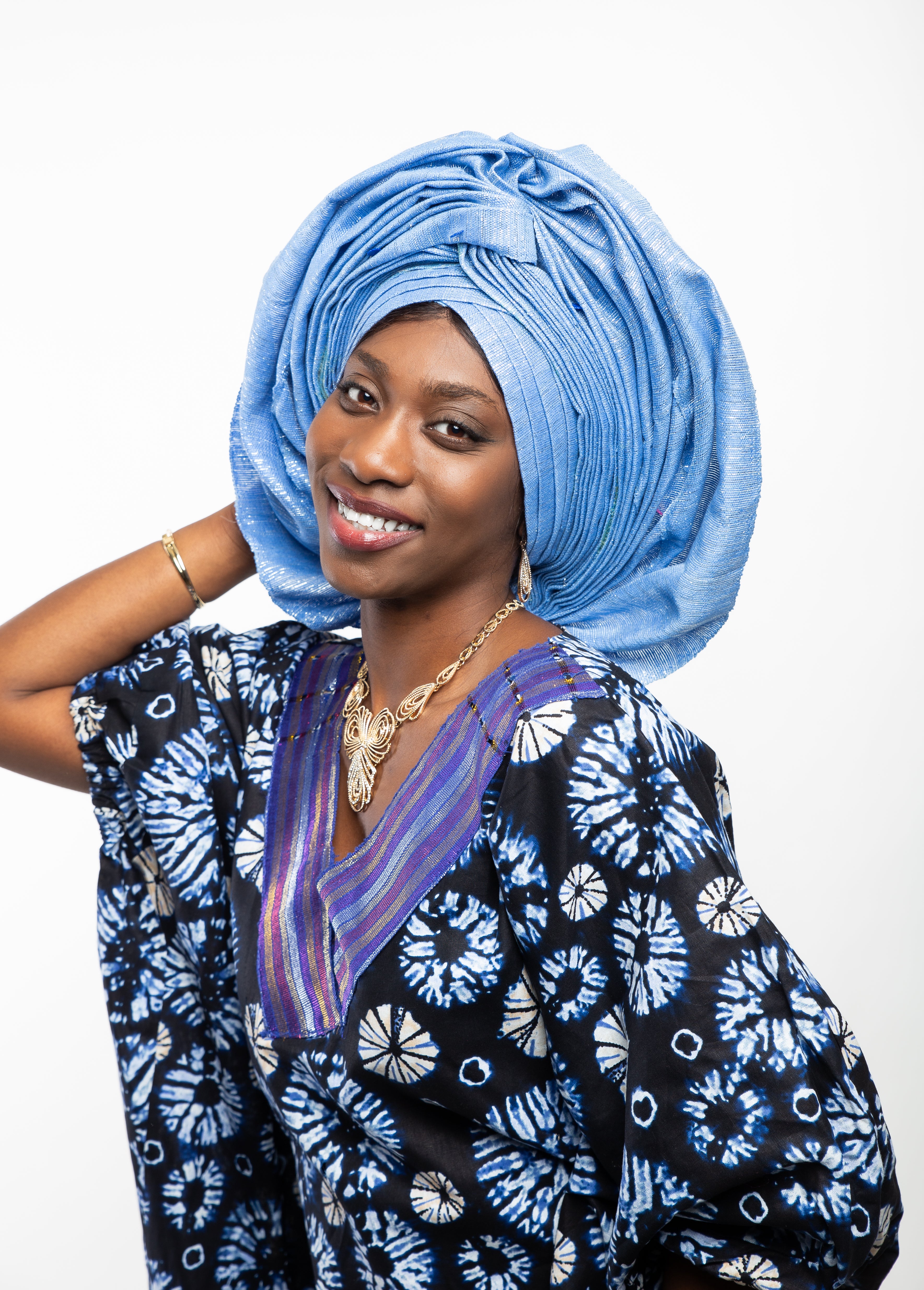 Autogele Aso Oke African Headwrap Gele