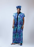 Stylish African Easy-Fit Kaftan Boubou Dress