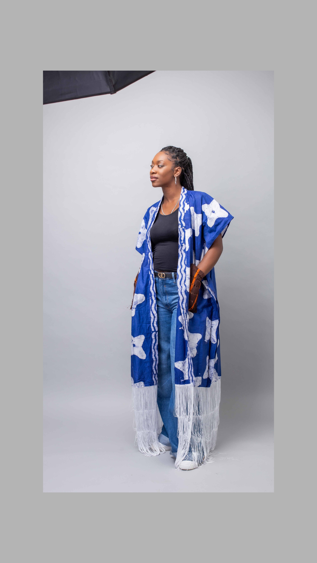 Ewatomi Long Kimono Ladies Jacket
