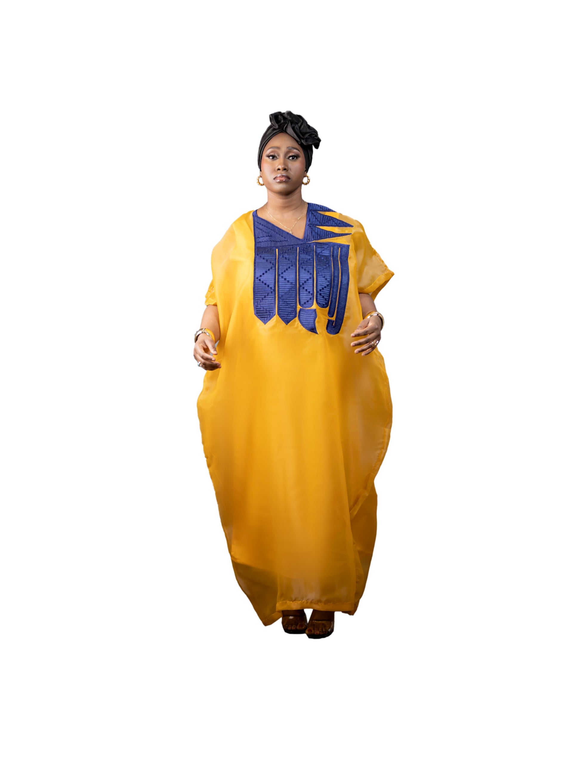 The Valo 2-Piece Organza Agbada Bubu